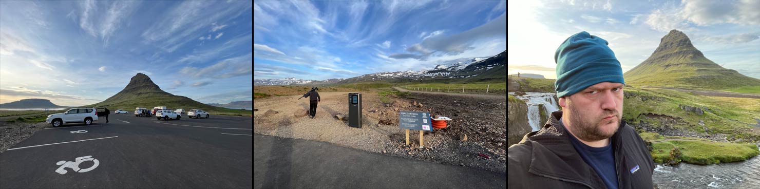 iPhone Kirkjufellsfoss Kirkjufell Car Park Paul Reiffer Capture One iPad Iceland Midnight Sun Video Shoot Behind The Scenes BTS Filming