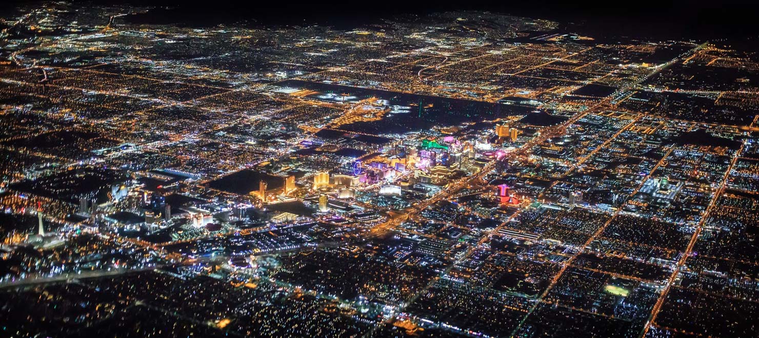 Las Vegas Strip Aerial Night Above Desert Lights Power Black Marble Adobe Stock Image for Paul Reiffer Blog Photography Landscape Cityscape Plane View