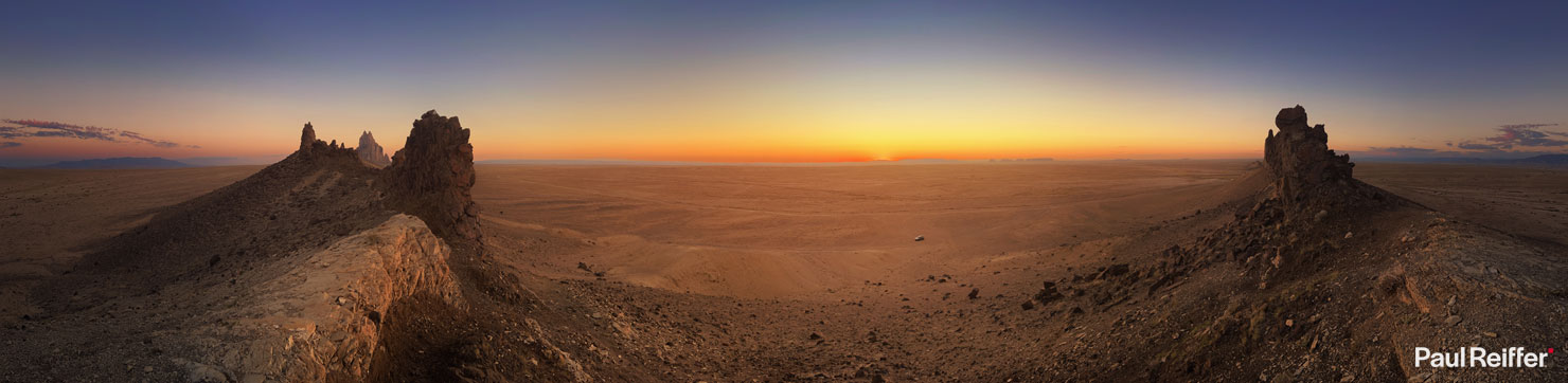 iPhone Pano Panoramic BTS Behind Scenes ShipRock Ship Rock New Mexico NM winged rock peak volcanic wall high desert plain paul reiffer phase one photographer landscape tribal Navajo Nation