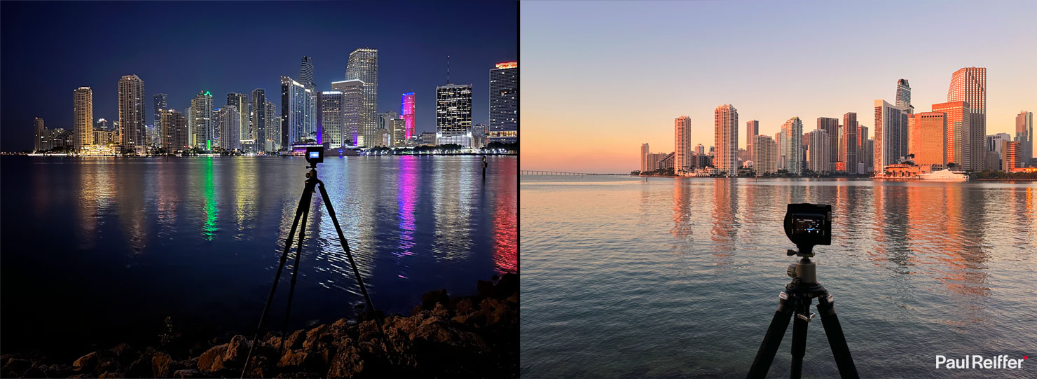 BTS Dodge Island Skyline Night Morning Sunrise Cityscape City Lights Miami Florida Fine Art Wall Decor Paul Reiffer Professional Landscape Photographer Phase One