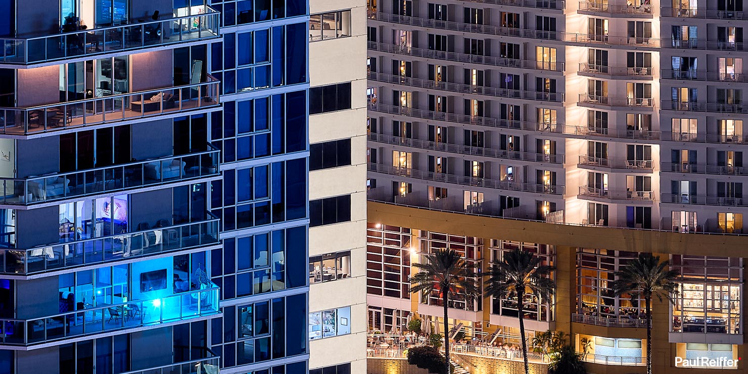 City Cityscape Crop Miami Rooftop Night View Close Up Full 138mm Rodenstock Miami Florida Fine Art Wall Decor Paul Reiffer Professional Landscape Photographer Phase One