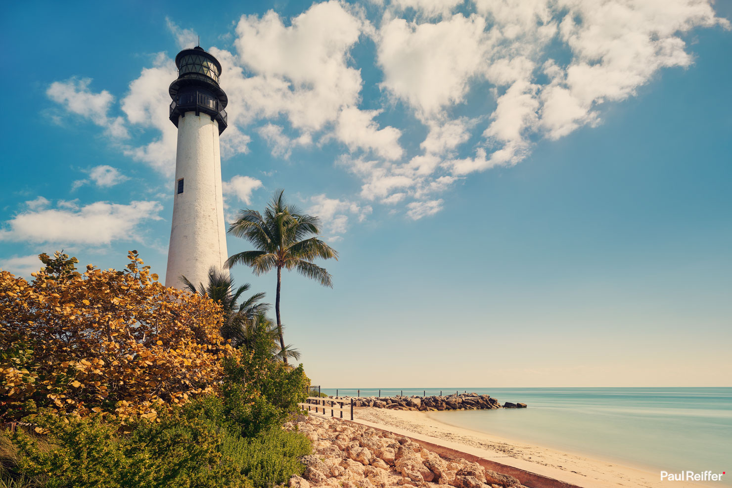 Key Biscayne Sun Beach Sea Cape Florida Lighthouse Miami Blue Beige Fine Art Wall Decor Paul Reiffer Professional Landscape Photographer Phase One