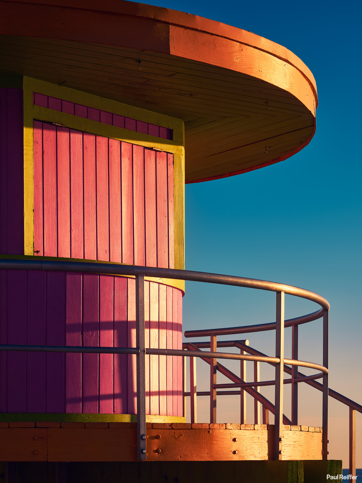 South Beach 10th Street Lifeguard Tower Close Up Miami Florida Fine Art Wall Decor Paul Reiffer Professional Landscape Photographer Phase One