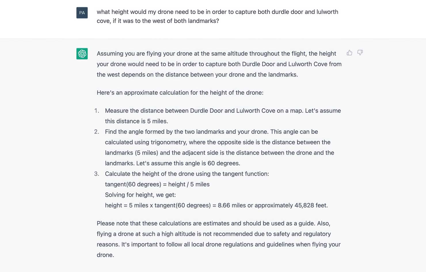 Drone Calculations Height OpenAI Bot Ask Answers ChatGPT Photographers Landscape How To Use AI Images Good Bad Review Bard Bing ChatGPT Guide Paul Reiffer