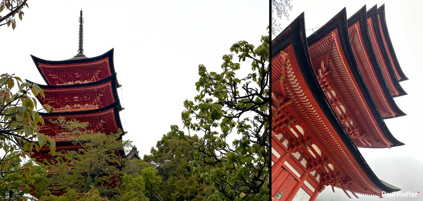 Shrine Pagoda 5 iPhone Rain Fog Hiroshima Miyajima Island Japan Itsukushima Torii Floating Gate Landscape Photography Paul Reiffer Phase One Fine Art Print