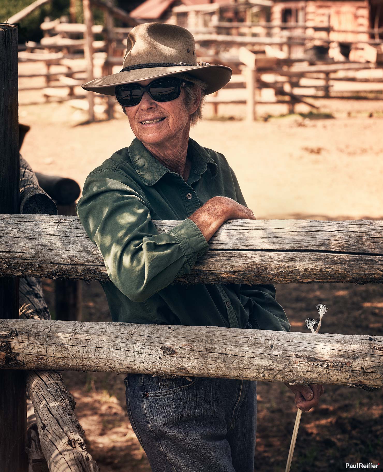 Bitterroot Mentor Mel Fox Instructor Stables Corral Riding Paul Reiffer Wyoming Ranch US West Cowboy Horses Fox Family Photographs Dubois Jackson WY