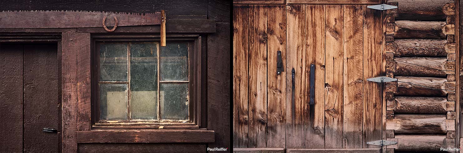 Bitterroot Sliding Doors Wood Wooden Corral Barn Paul Reiffer Wyoming Ranch US West Cowboy Horses Fox Family Photographs Dubois Jackson WY