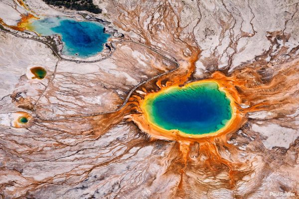 Grand Prismatic Spring - A Kaleidoscope of Yellowstone Colours From ...