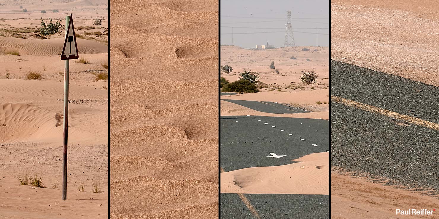 Half Desert Close Up Crop Images Rodenstock Phase One XT 70mm Tilt Lens Launch Testing Dubai Paul Reiffer Tethered UAE
