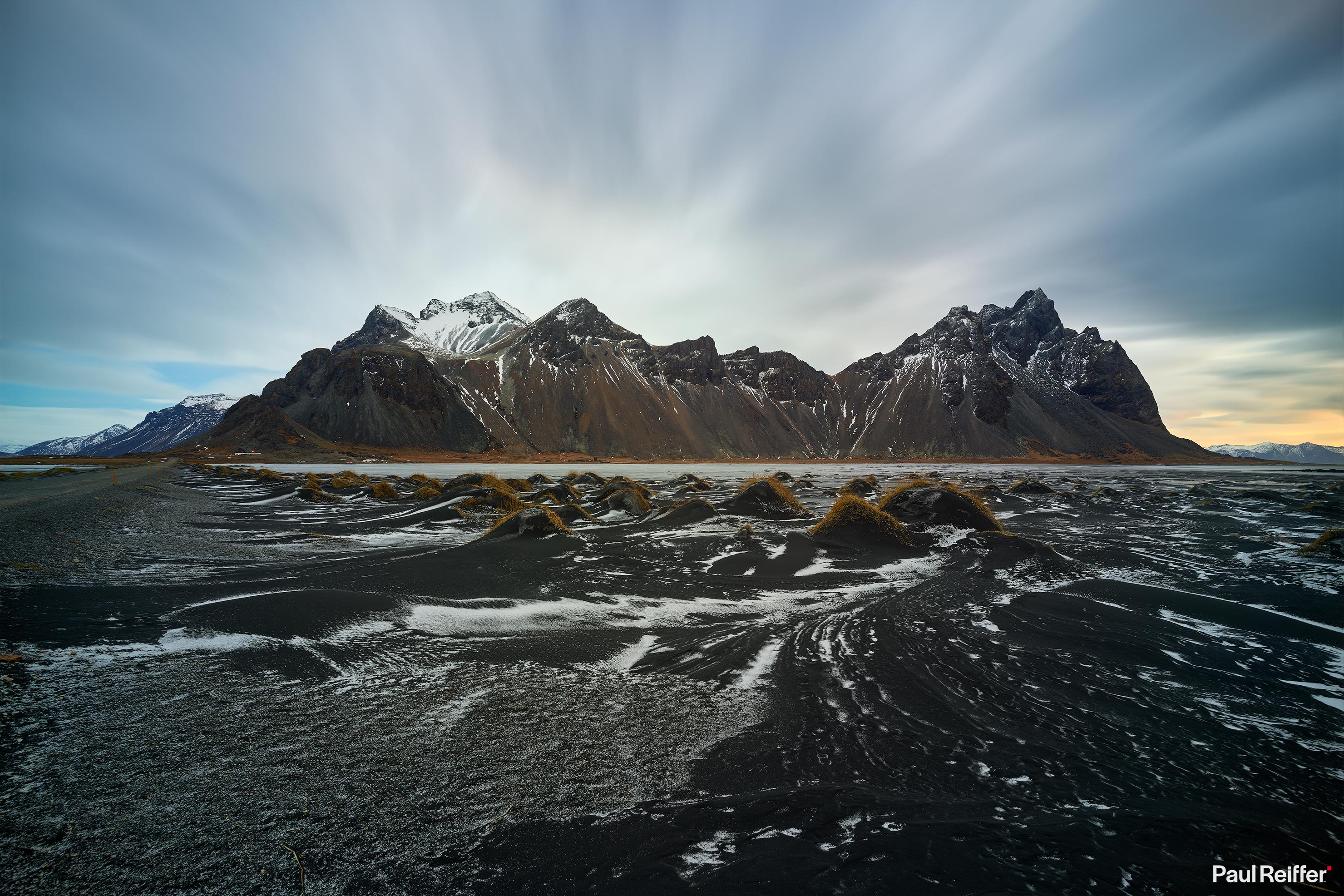 Compare 1 Iceland Vestrahorn Ice Wind Black Sand Dunes Beach Stokksnes Vesturhorn Hofn Paul Reiffer Photographer Landscape Photography Guide Area P0015587v2