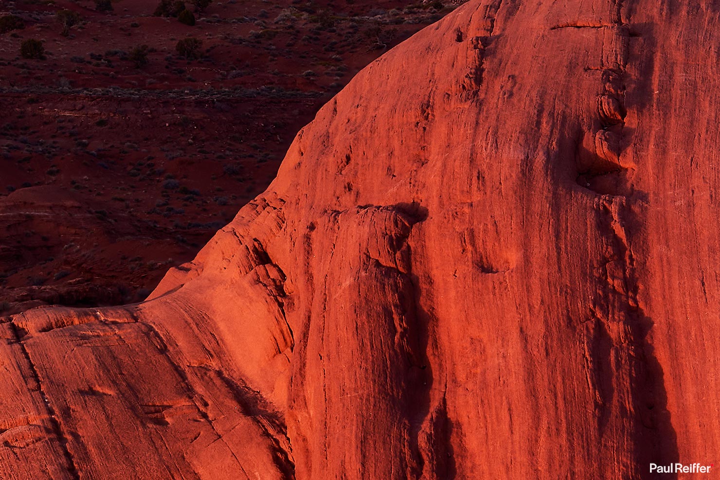 Smokestack West Mitten Butte Paul Reiffer Crop 2 Detail Utah Navajo Cloud Arizona Smoke Stack Monument Valley Phase One Limited Print Photography Landscape P0004468