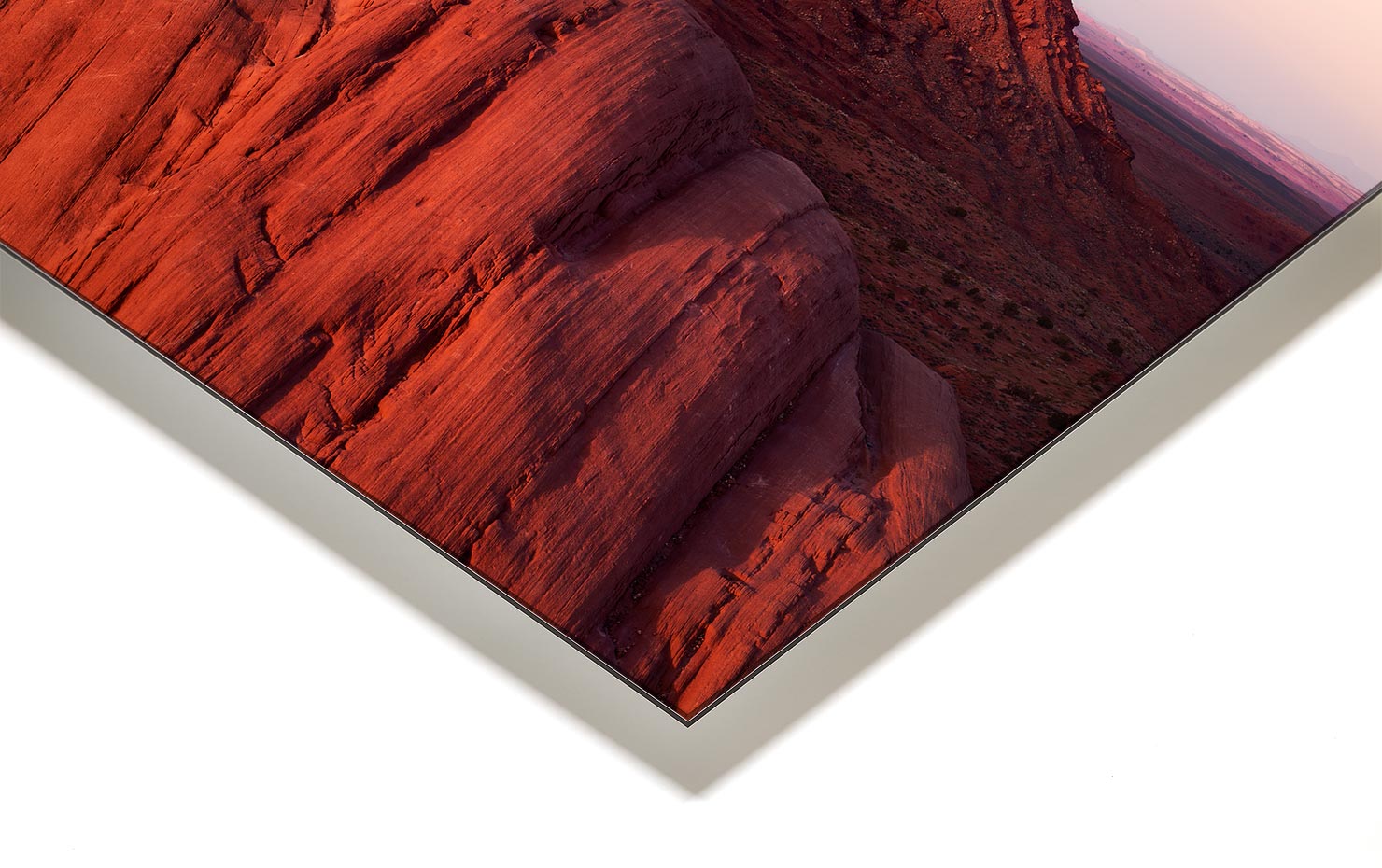 smokestack monument valley mittens butte cloud smoke stack buy limited edition photograph landscape Full Acrylic Aluminium Metal Frame Paul Reiffer