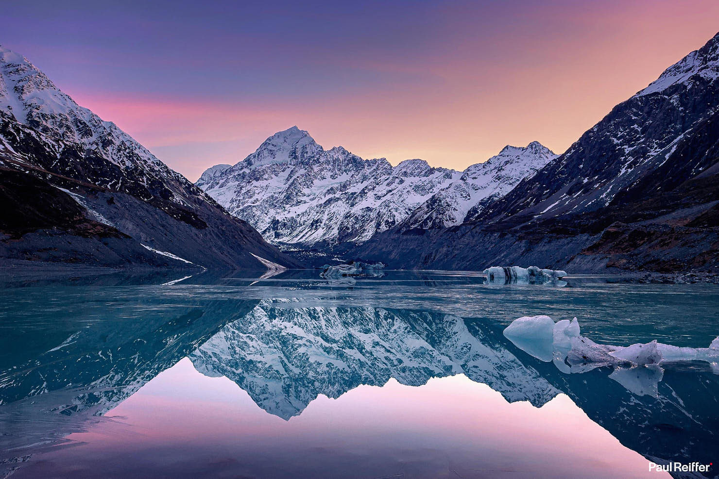 Golden Hour Mount Cook New Zealand Sunrise ProRAW Photography iPhone 15 Pro Max Review Paul Reiffer Photographer Apple Example Sample IMG_8473