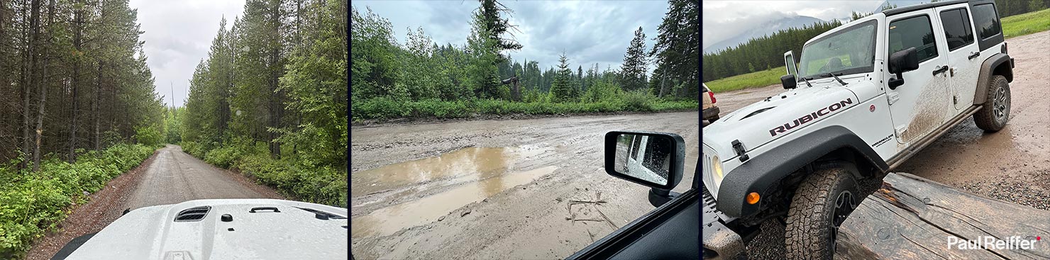 Jeep Rubicon Wrangler Glacier National Park Bowman Lake 4x4 4WD Landscape Photography Paul Reiffer BTS iPhone