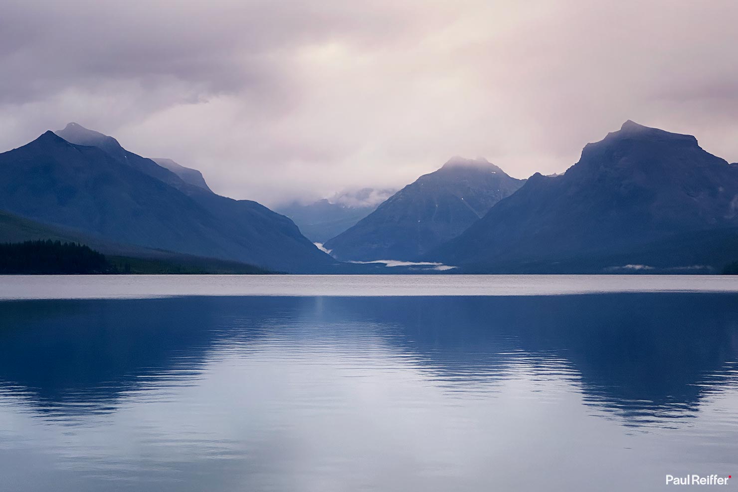 Reflections iPhone Lake McDonald 15 Pro Max RAW Landscape Photography BTS Phone Camera Behind Scenes Clouds Water Paul Reiffer Photographer