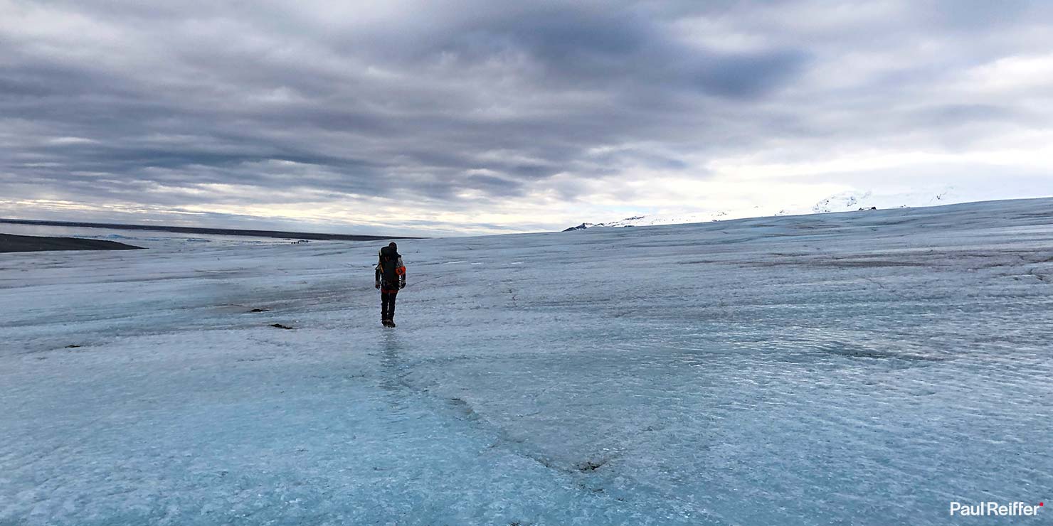 BTS Crampons Walk Glacier Field Vatnajokull iPhone Shot Behind Scenes Iceland Ice Cave Glacier Shrinking Blue Paul Reiffer Professional Landscape Photography Workshop IMG_3978