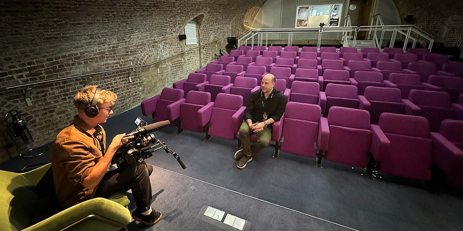 David Grover Backstage Filming Royal Society of Arts London Capture One Event Paul Reiffer Alessandro Galatoli BTS Cannes Premiere Film Making Of Live Stream Evoku Tom Coe