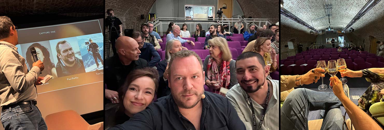 Event Group Royal Society of Arts London Capture One Event Paul Reiffer Alessandro Galatoli Rafael Orta BTS Cannes Premiere Film Making Of Tina Eisen Live Stream Evoku Tom Coe