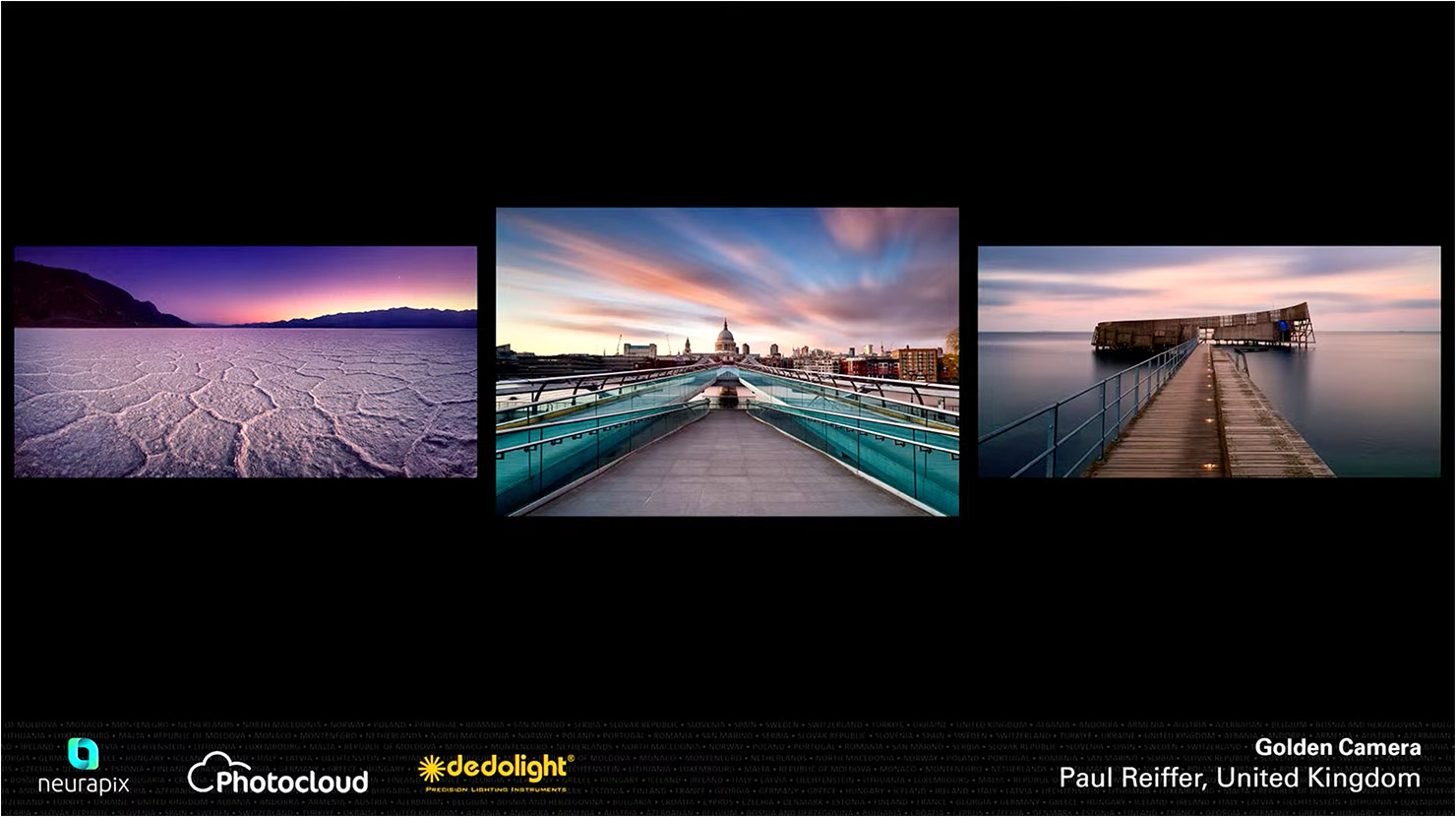FEP Live Stream Winning Panel Images Copenhagen Youtube Copenhagen Photography Week Barrie Spence Collect Award 2025 Paul Reiffer Landscape Golden Camera Of The Year Winner