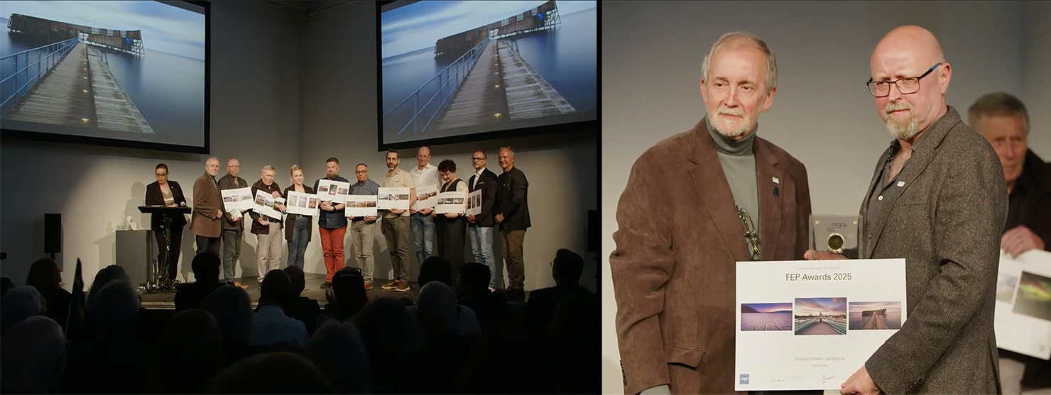 FEP Live Stream Youtube Copenhagen Photography Week Barrie Spence Collect Award 2025 Paul Reiffer Landscape Golden Camera Of The Year Winner