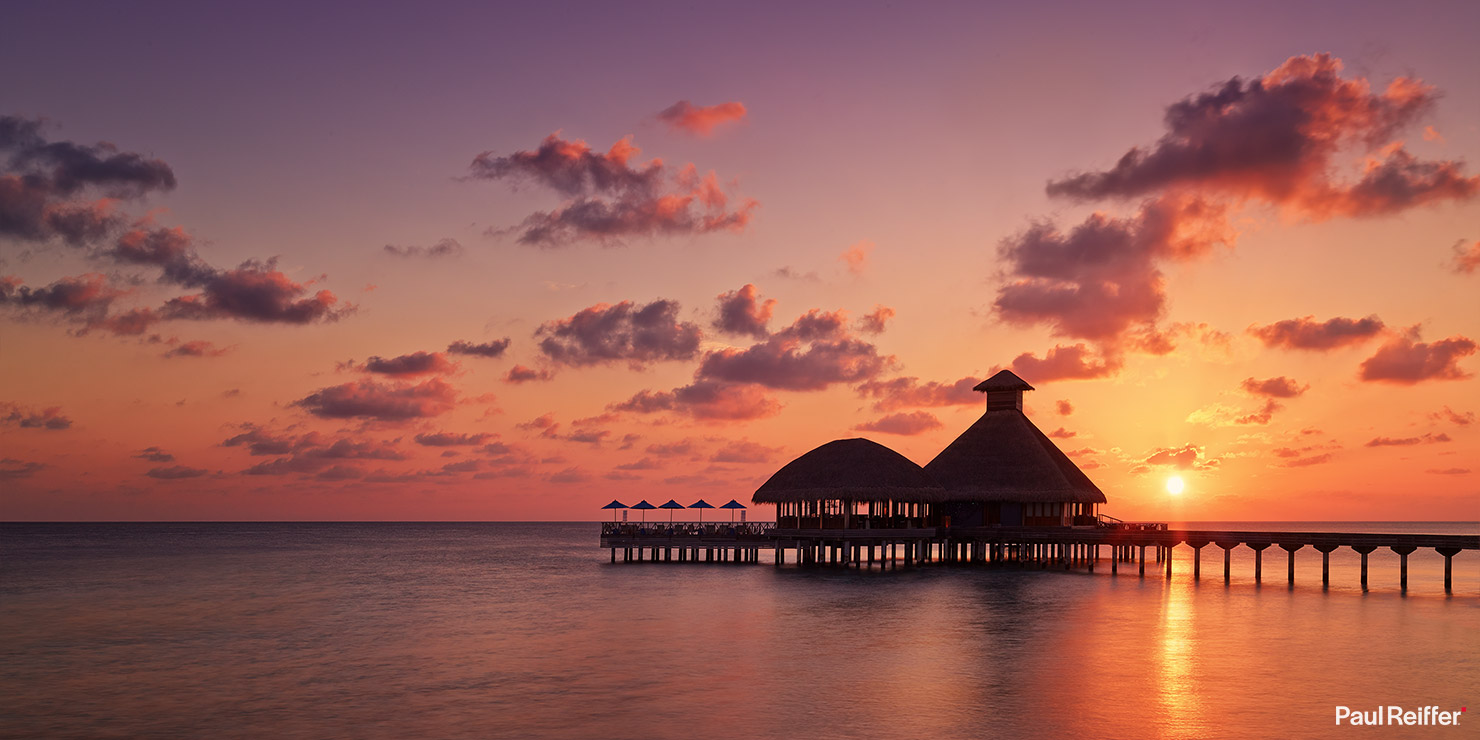Huvafen Fushi Maldives Salt Restaurant Feeling Koi Overwater Sunset Dining Luxury Hotel Photography Commercial Paul Reiffer Worldwide Rooms Restaurant Resort Guide Best