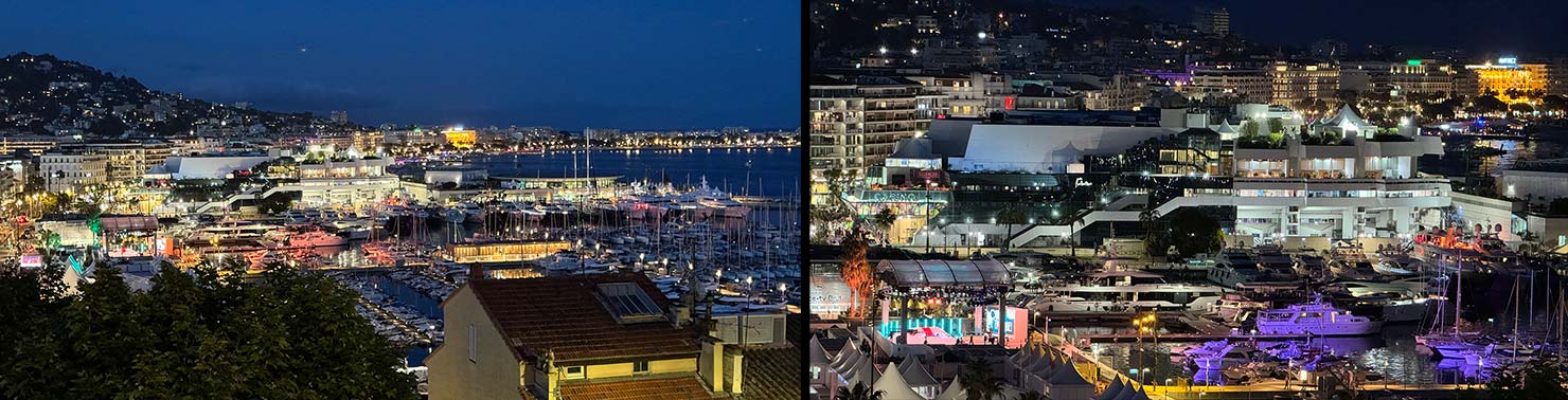 Night View Cannes Riviera Film Festival De Alessandro Galatoli Celebrity Star Event Photographer 77th 2024 May Red Carpet Paul Reiffer Director Capture One Evoku Tom Films BTS