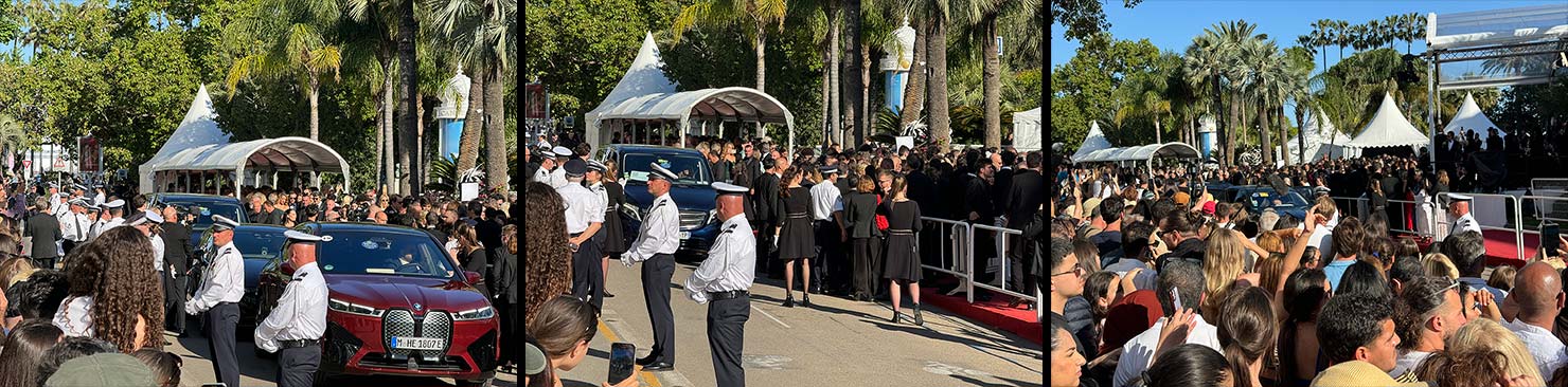 Security Red Carpet La Croisette Photocall Alessandro Galatoli While Shooting Photographing Cannes Film Festival De Celebrity Photographer 77th 2024 May Paul Reiffer Capture One Evoku BTS