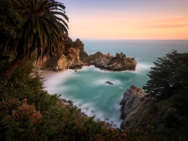 hideaway McWay Falls Route 1 California PCH Julia Pfeiffer Burns Waterfall buy limited edition photograph landscape Full