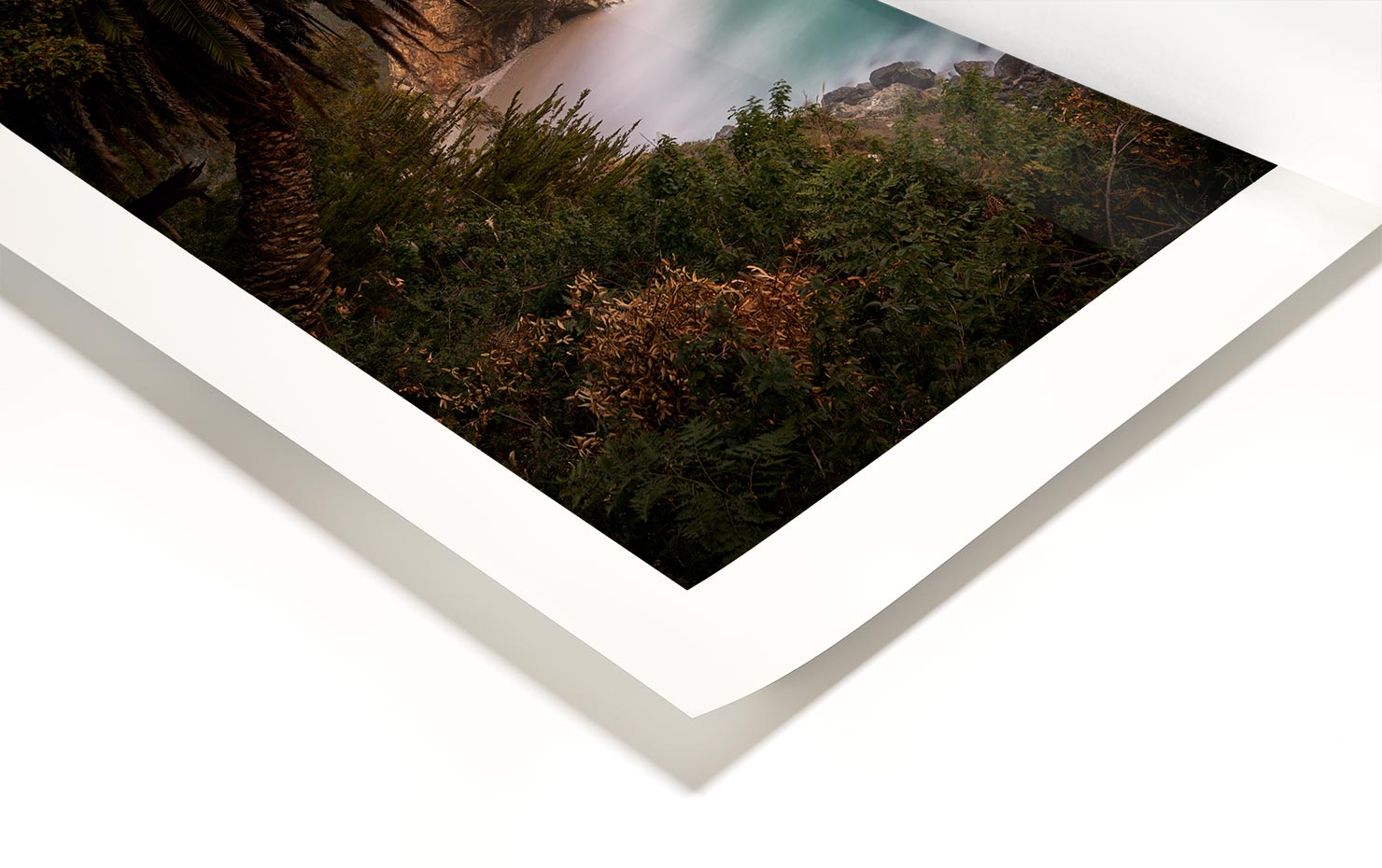 hideaway McWay Falls Route 1 California PCH Julia Pfeiffer Burns Waterfall buy limited edition photograph landscape Full Ultra Hd Print Paul Reiffer