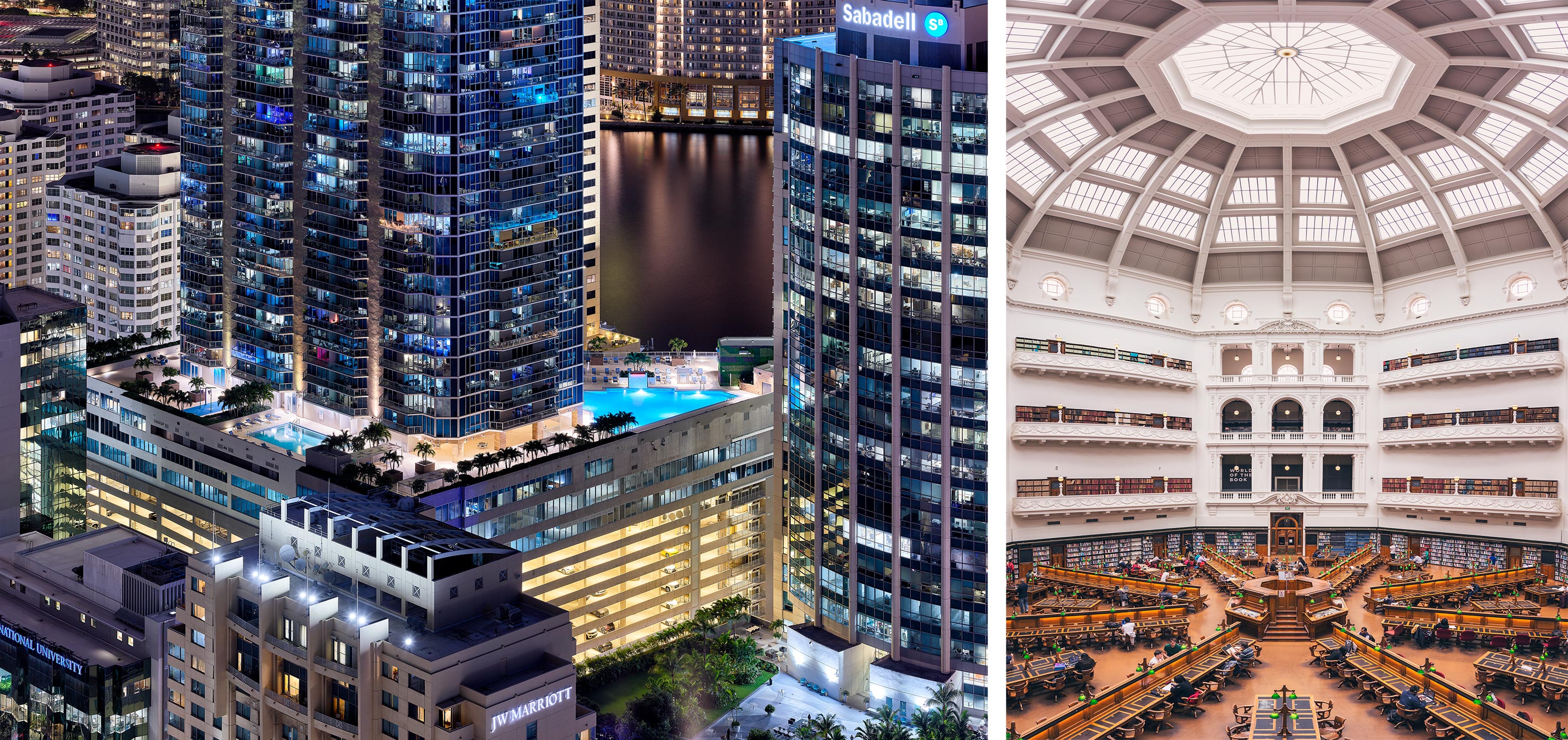 interiors Miami Rooftop library melbourne Close-up night Buildings Architecture Perspective Keystone Capture One Masterclass Paul Reiffer