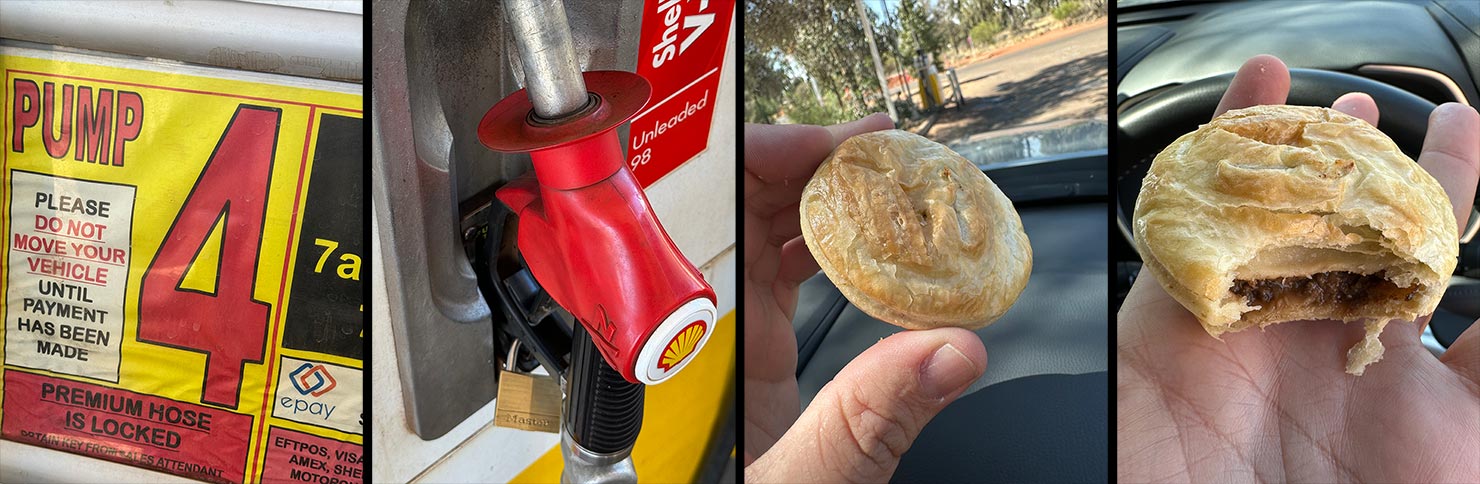 Locked Fuel Shell Tiny Pie Photographing Uluru Ayers Rock Australia Red Centre Paul Reiffer Photographer Phase One Landscape Permit Approved IMG_6926