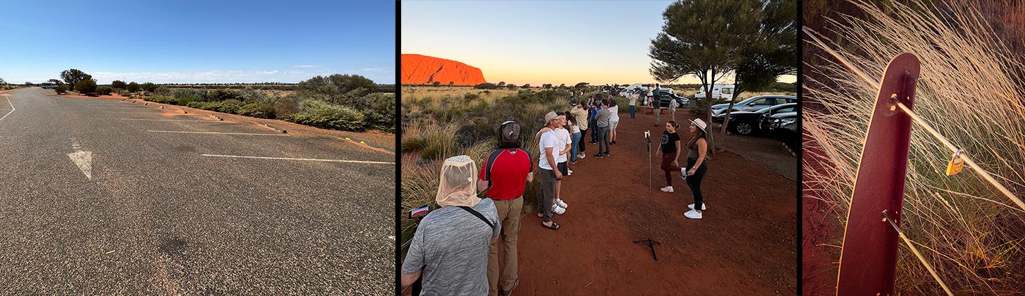 Sunset Viewing Area Busy Photographing Uluru Ayers Rock Australia Red Centre Paul Reiffer Photographer Phase One Landscape Permit Approved IMG_6859
