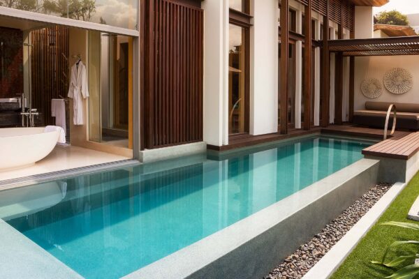 W Koh Samui Jungle Garden Room Pool Villa Hotel Photography Luxury Commercial Paul Reiffer London
