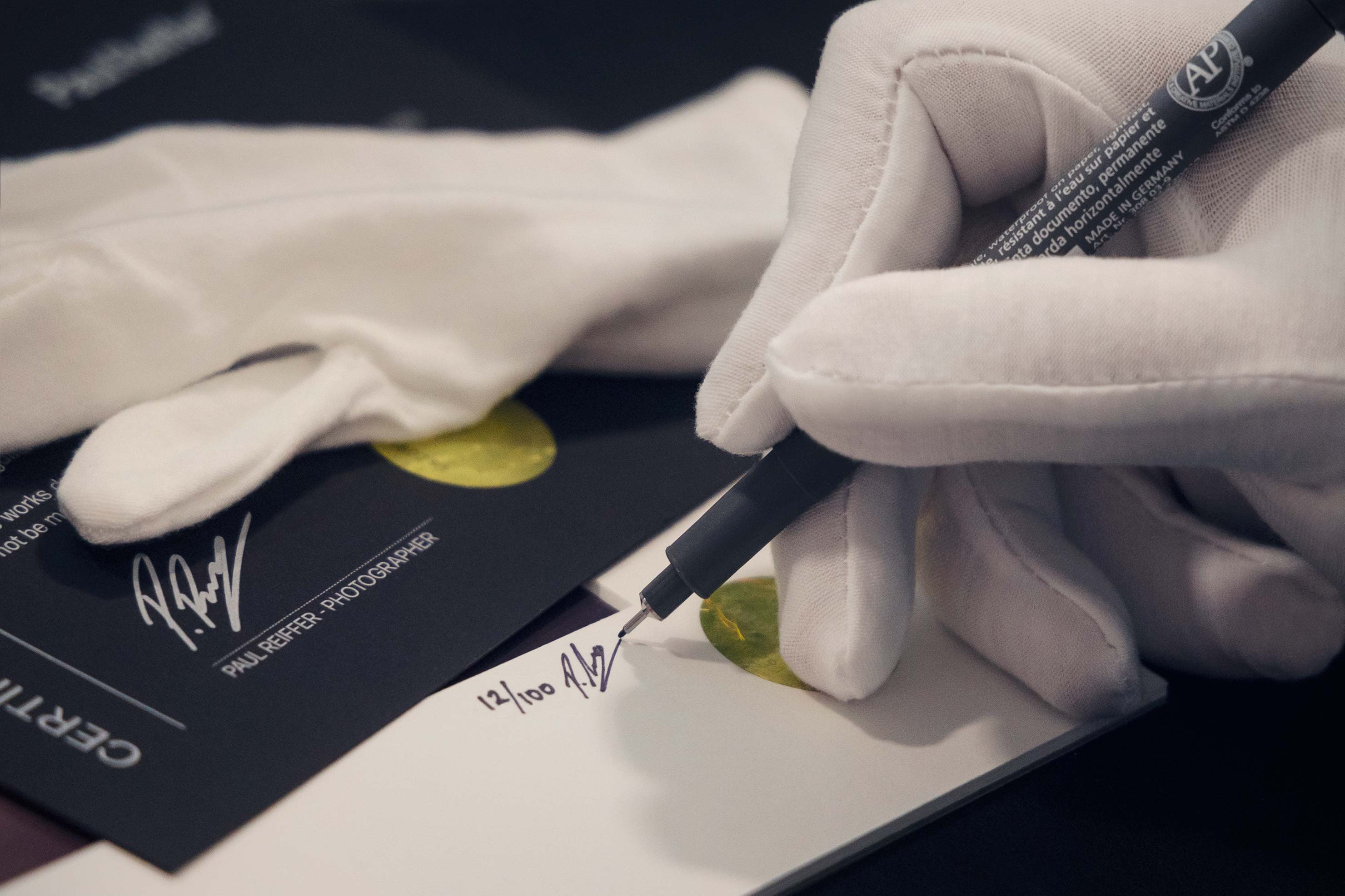 signed editions limited artist proof 100 paul reiffer fine art prints wall decor exclusive photography landscape cityscape large format hologram certificated interior designers clients white glove full background