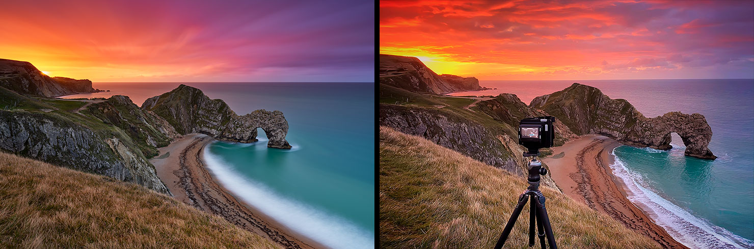 heritage fine art print dorset durdle door photography paul reiffer buy large format bts behind scenes