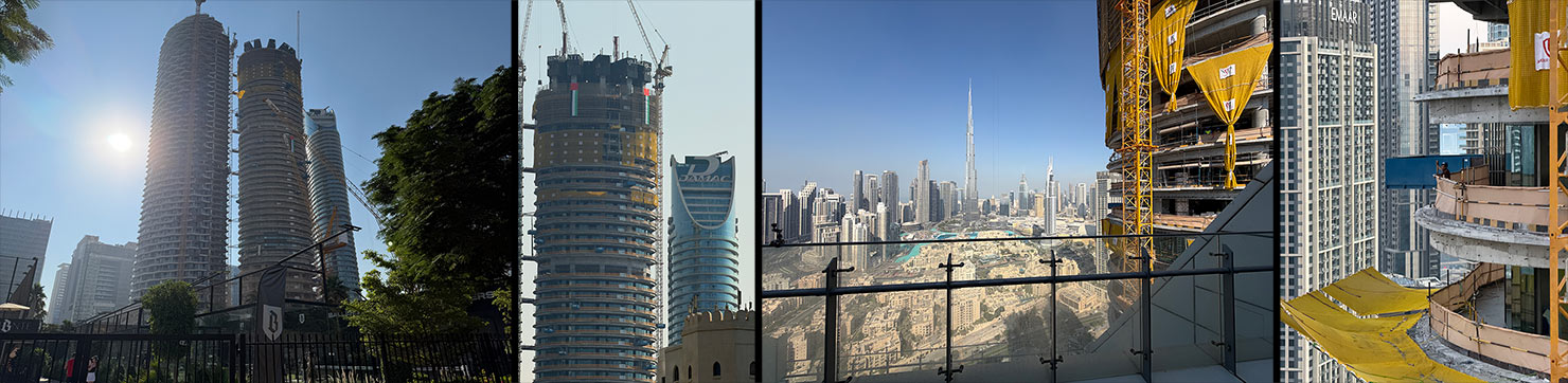 Damac View Balcony Obscured Construction Dubai Skyline 50th Floor BTS iPhone Capture One Paul Reiffer