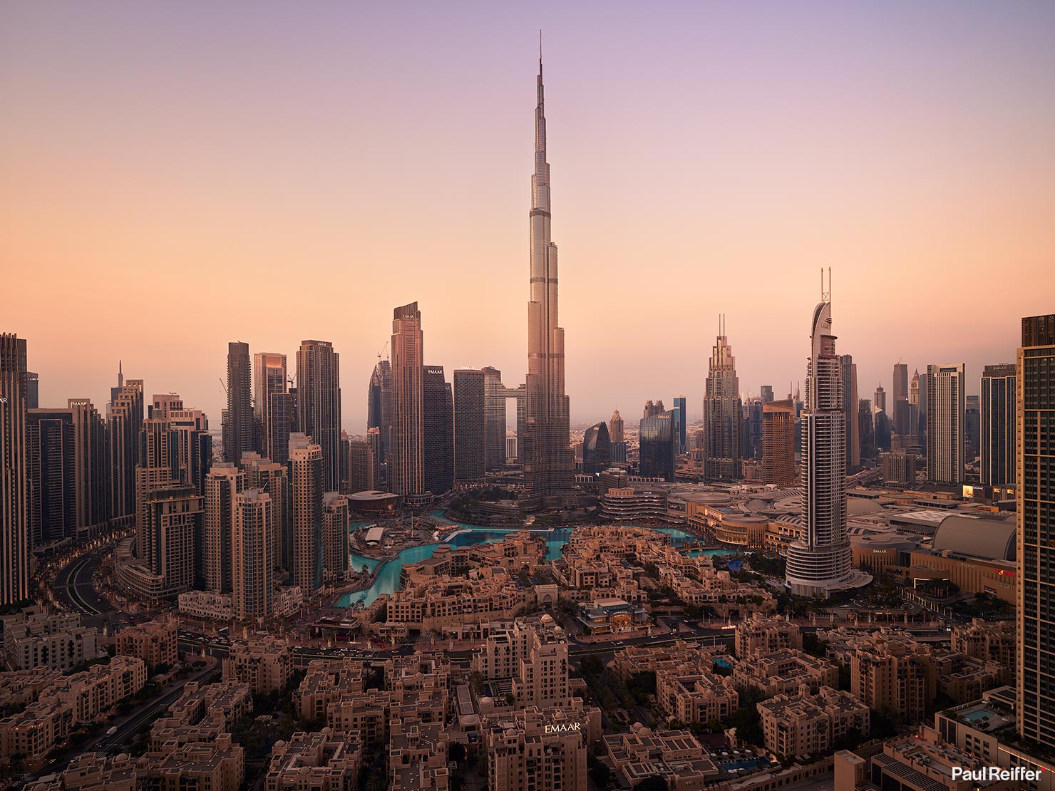 Dubai Downtown Damac Sequence Golden Hour Capture One P0054937 Paul Reiffer Phase One Cityscapes City Night Life Shots Photographer