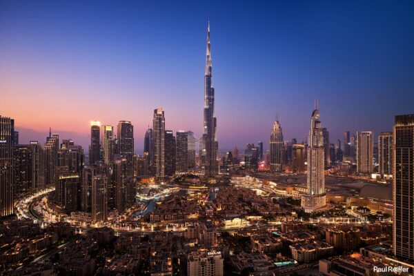 hero dubai downtown golden hour lights paul reiffer capture one live livestream series 2025 cityscape photography